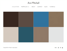 Tablet Screenshot of ann-mitchell.com